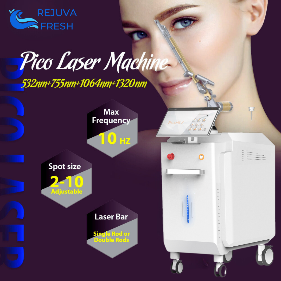 Dynamic 4 Wave PicoErase Tattoo Removal Laser Machine